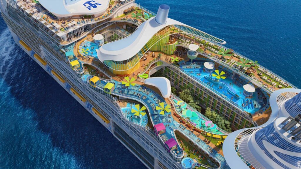 Pools and Slides on Icon of the Seas